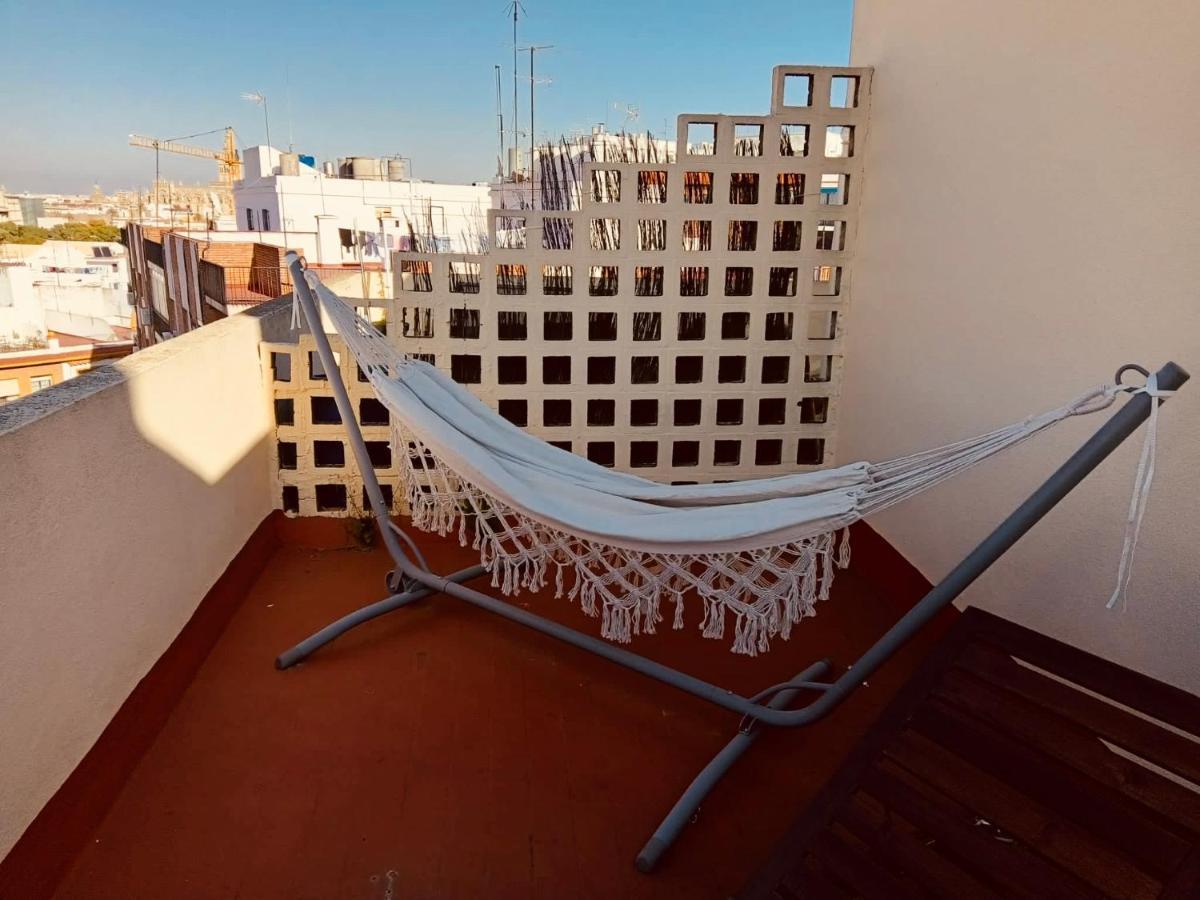 סביליה Lovely Triana Flat With Roof Terrace מראה חיצוני תמונה